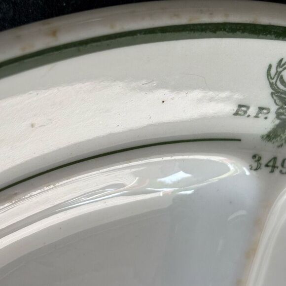 Jackson China B.P.O.E. 349 Elks Lodge DuBois Pa Sectional 10 1/2”  Plate - Picture 6 of 11
